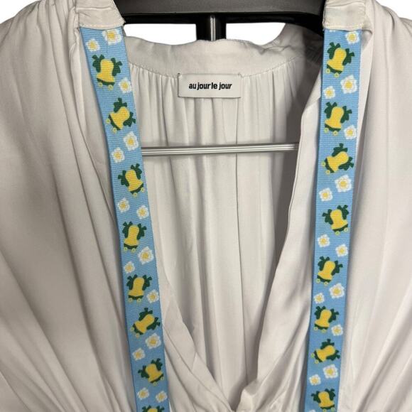 AU JOUR LE JOUR  WHITE DRESS SZ 38 (US 2-4) - Picture 4 of 13